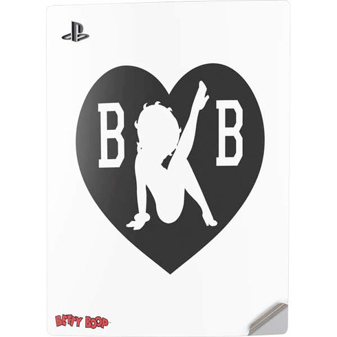 Betty Boop BW PS5 Digital Edition Console Skin